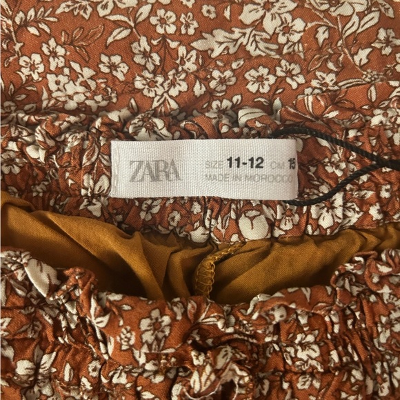 Zara Floral Girls Skirt, Size 11-12- NWOT - Picture 4 of 4